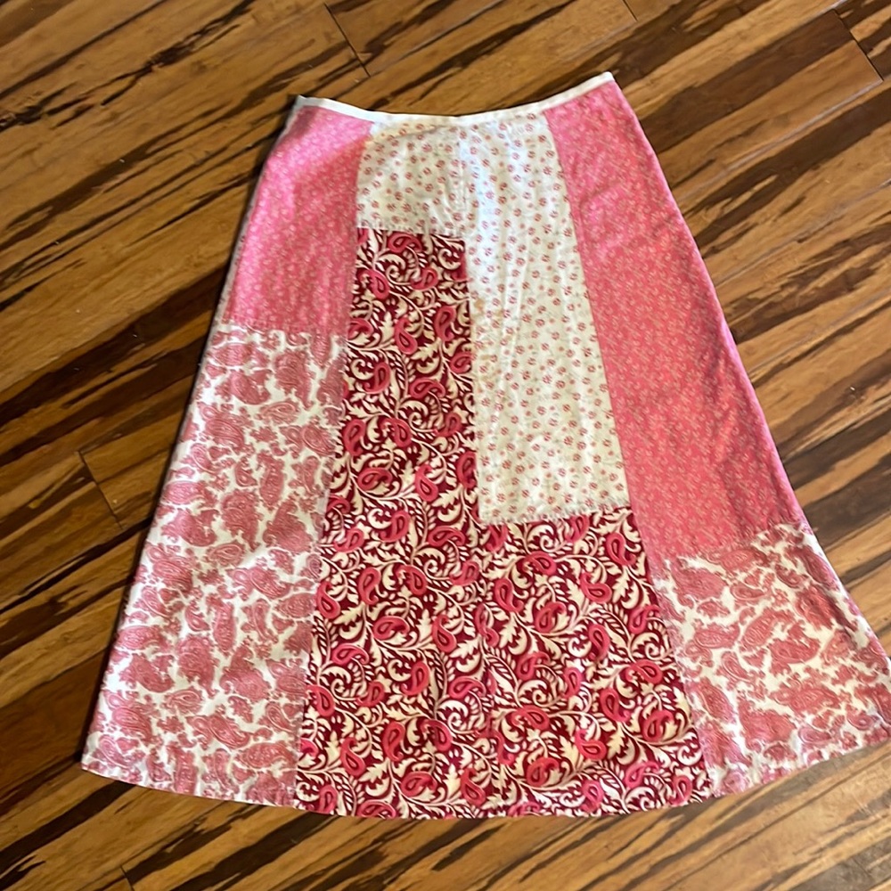 Perfect pink paisley skirt